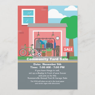 Ramschverkauf-Mitteilung Einladung