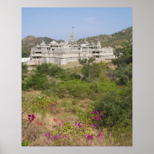 Ranakpur-Jain-Tempel, Ranakpur, Rajasthan, Indien Poster