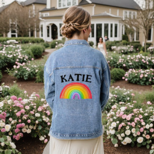 RANBOW Personalisiert NAME Denim Jacket Jeansjacke