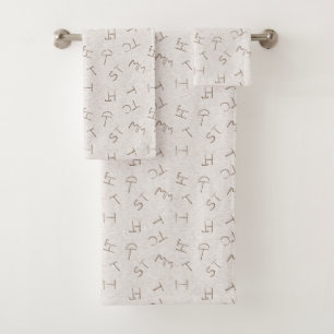 Ranch Cattle Brand Badhandtuch Set