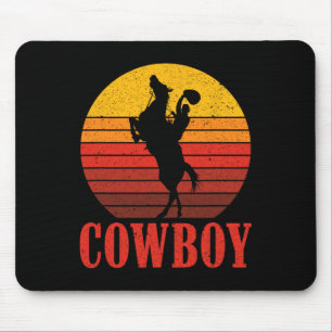 Ranch Cowboy Horseback Riding Rodeo Geschenk Cowbo Mousepad