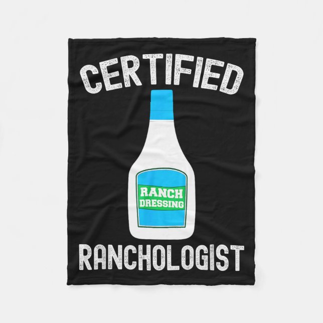 Ranch Dressing Gift Funny Ranch Dressing Sauce Hum Fleecedecke (Vorderseite)