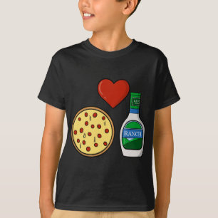 Ranch Dressing Pizza Lover Witziger Feinschmecker T-Shirt
