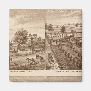 Ranch, Stall, Tulare Co., Cal Magnet