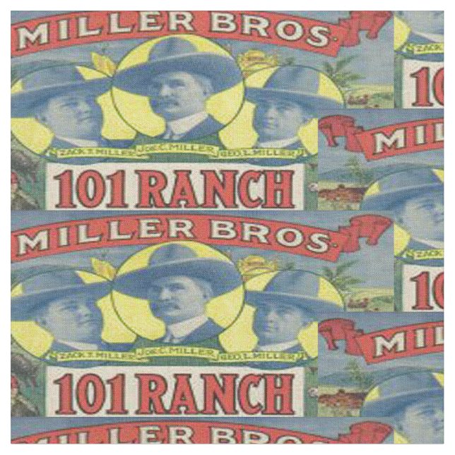 Ranch Western-Gewebe-Miller Bros 101 Stoff (Nahaufnahme)