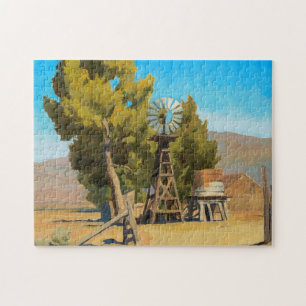 Ranch Windmill, Carson, Nevada, Maynard Dixon