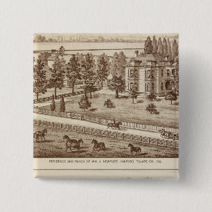 Ranches, Hanford, Cal Button