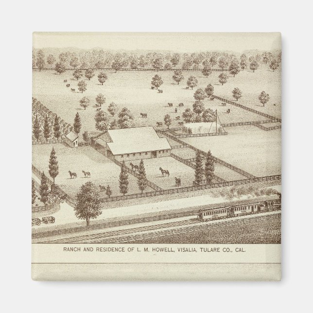 Ranches, Visalia, Cal Magnet (Vorne)