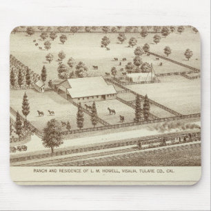 Ranches, Visalia, Cal Mousepad