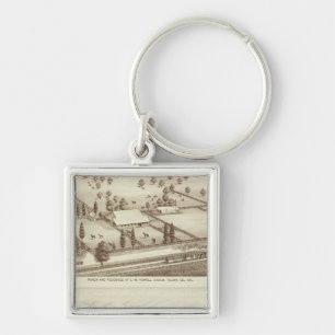 Ranches, Visalia, Cal Schlüsselanhänger