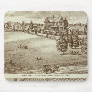 Ranches, Visalia, Tulare, Cal Mousepad