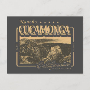 RANCHO CUCAMONGA KALIFORNIEN - CUCAMONGA-GIPFEL POSTKARTE