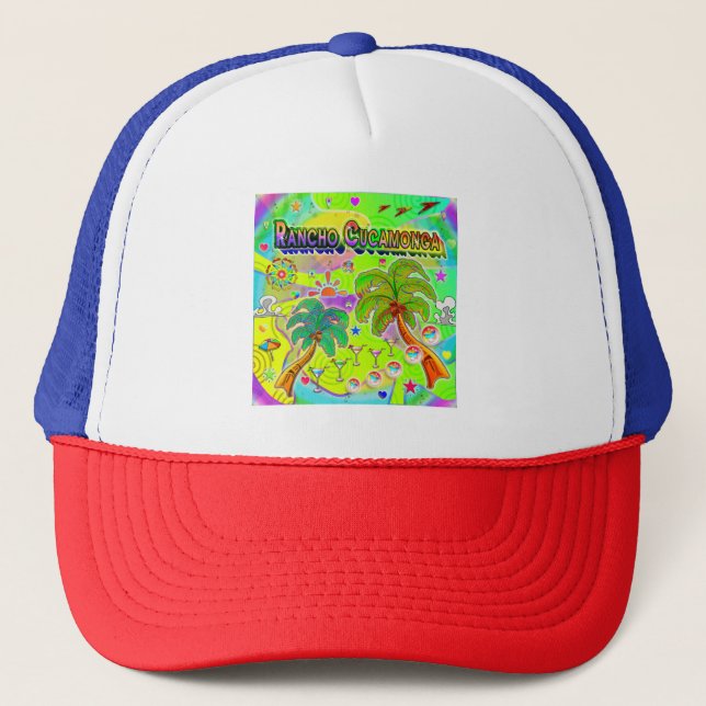 Rancho Cucwithin a Mind Focus Hat Truckerkappe (Vorderseite)