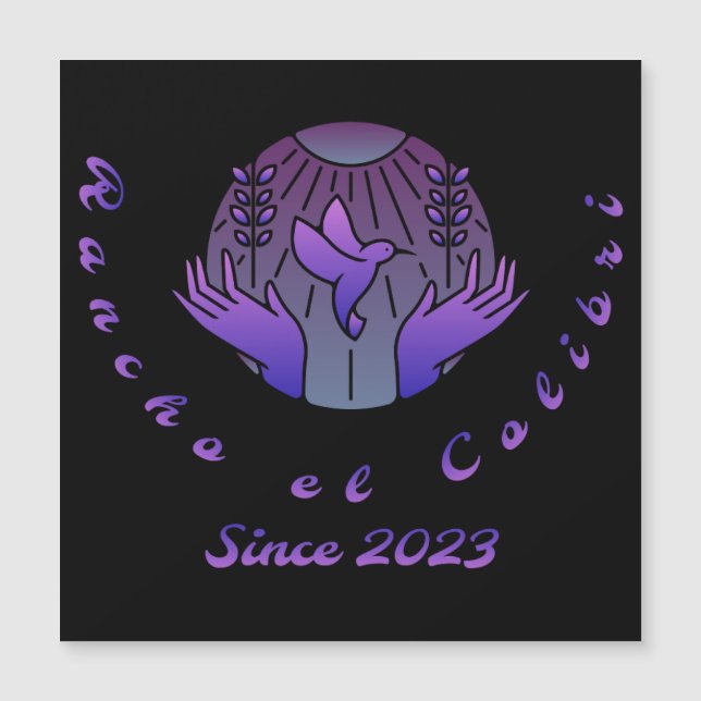 Rancho El Colibri Magnet (Vorderseite)