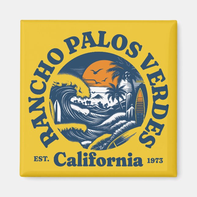 Rancho Palos Verdes, Kalifornien Magnet (Vorne)
