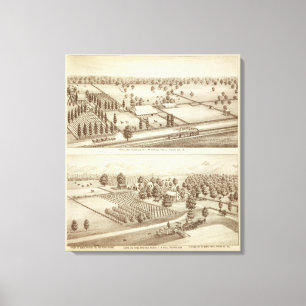 Ranchs, Visalia, cal Leinwanddruck