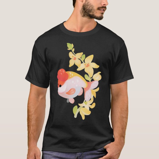 Ranchu und Forsythias 1 T-Shirt (Vorderseite)
