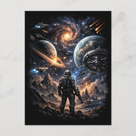 Rand der Galaxie Postkarte