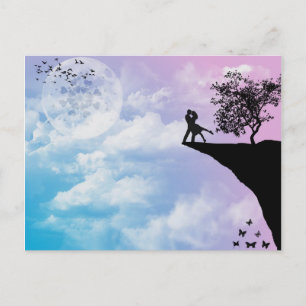 Rand der Postkarte der Liebe