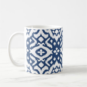 Rand. Ikat nahtloses Muster. Vintage Krawatte Kaffeetasse