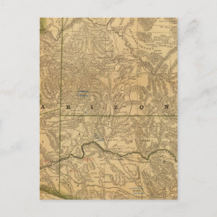 Rand McNally's Arizona Postkarte