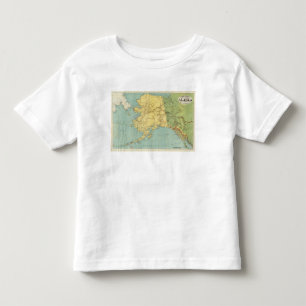Rand McNallys Karte von Alaska Kleinkind T-shirt