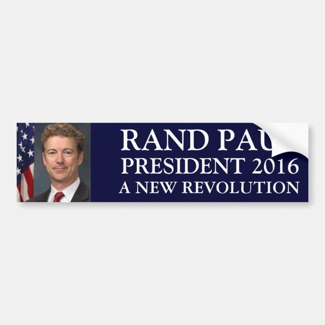 RAND PAUL 2016 AUTOAUFKLEBER (Vorne)