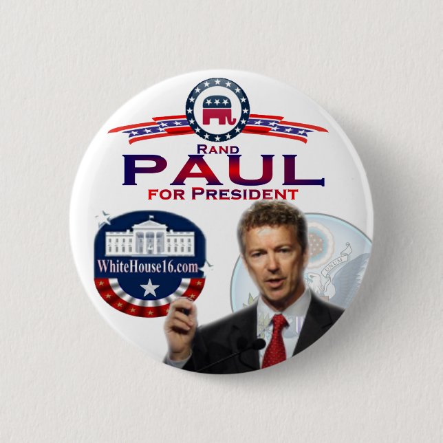 Rand Paul für Präsident Button (Vorderseite)