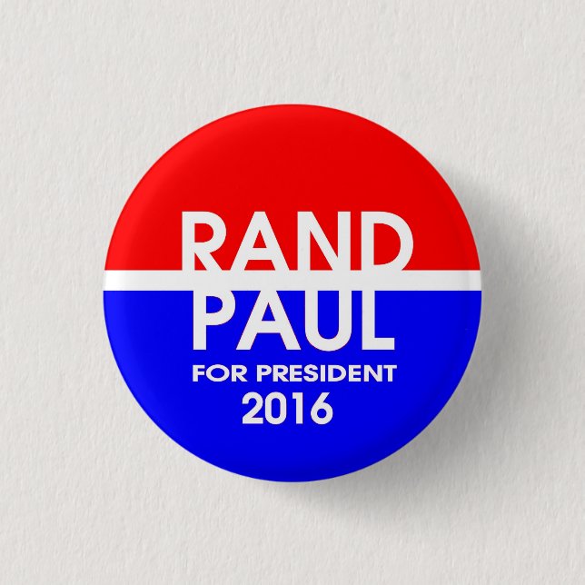 Rand Paul für Präsidenten 2016 Button (Vorderseite)
