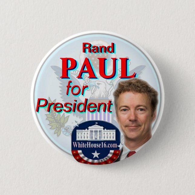 Rand Paul für Präsidenten Great Seal Button (Vorderseite)
