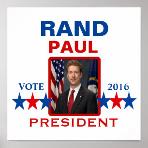 Rand Paul für Präsidenten im Jahre 2016 Poster