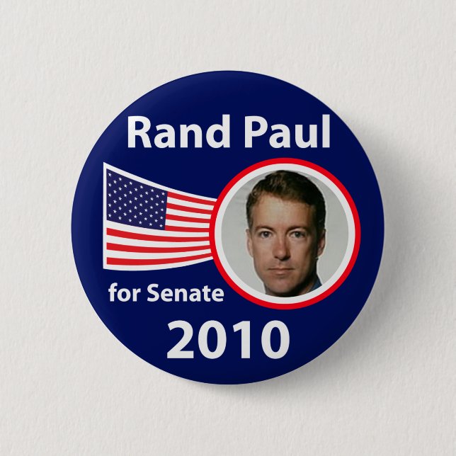 Rand Paul für Senats-Knopf Button (Vorderseite)