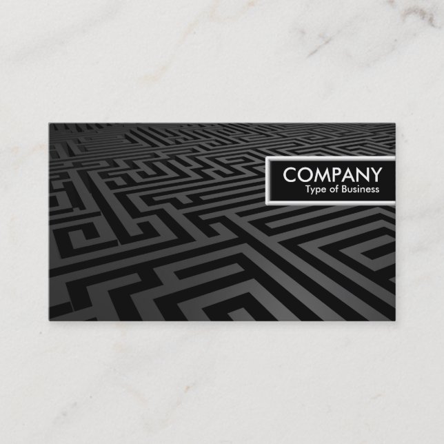 Rand-Umbau - dunkles Labyrinth Visitenkarte (Vorderseite)