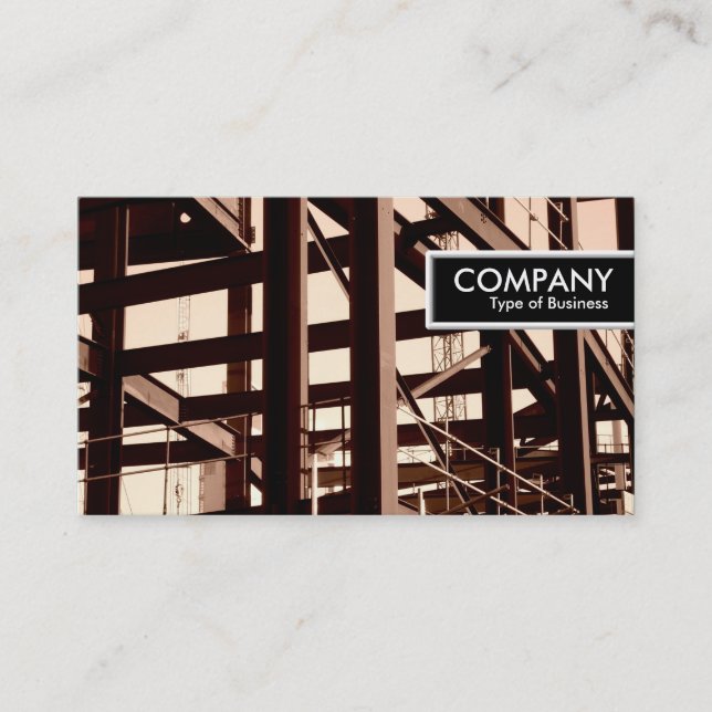 Rand-Umbau - Stahlrahmen-Bau Visitenkarte (Vorderseite)