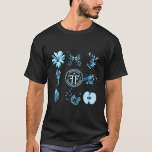 Randabteilung und Glyphen T-Shirt