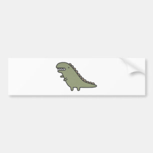 Randalieren des Dinosauriers! Autoaufkleber