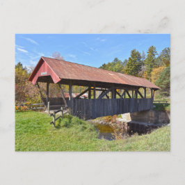 Randall Covered Bridge, Lyndon, Vermont Postcard Postkarte