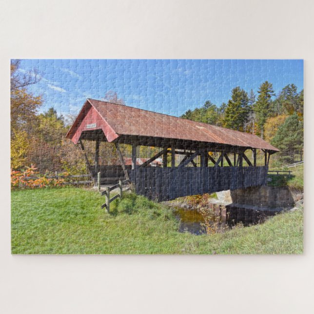 Randall Covered Bridge, Vermont Poster (Horizontal)