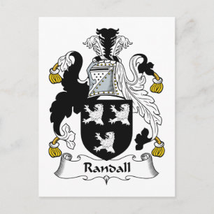 Randall Familienwappen Postkarte