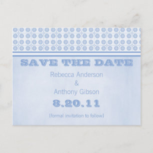 Ränder-Armkreise Save the Date Postkarte