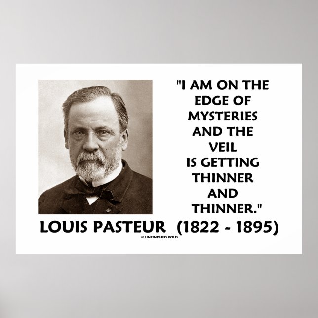 Ränder der Geheimnisse Schleier wird dünner Pasteu Poster (Vorne)