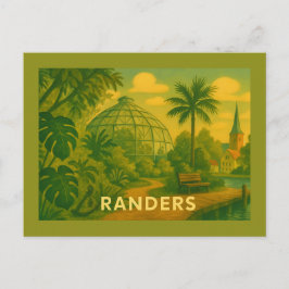 Randers Denmark Domes Postkarte