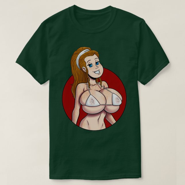 Randi white bikini T-Shirt (Design vorne)