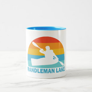 Randleman Lake North Carolina Kajak Zweifarbige Tasse