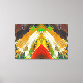 Random Abstract Brushstroke Composition by Lukian Leinwanddruck