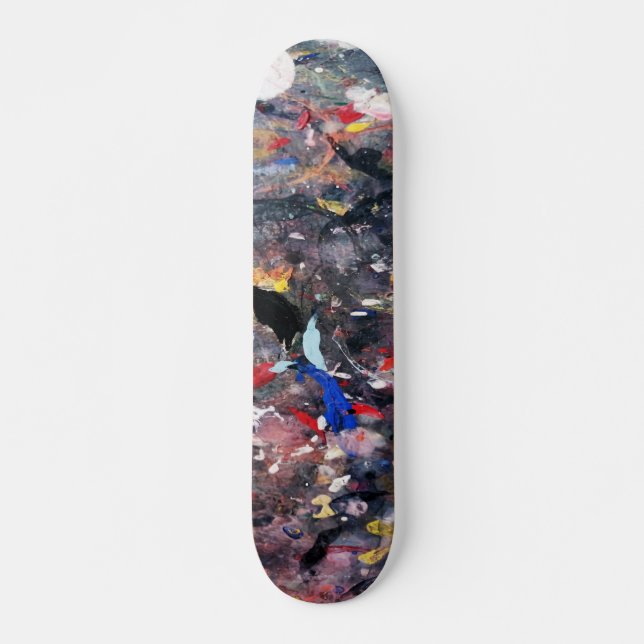 random art skateboard (Vorne)