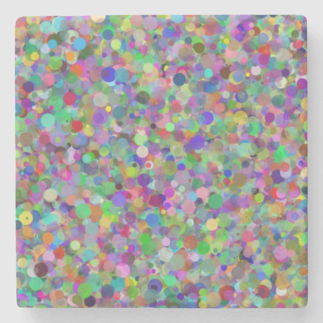 Random Dot Marble Untersetzer (Vorderseite)