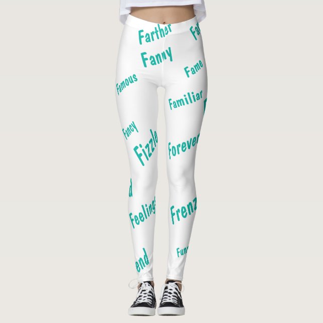 Random F Wörter Leggings (Vorderseite)