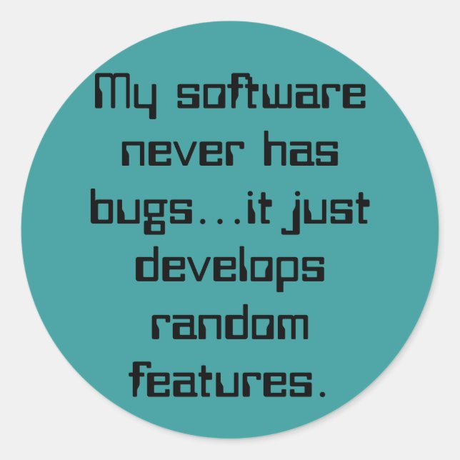 Random Features Stickers (Vorderseite)