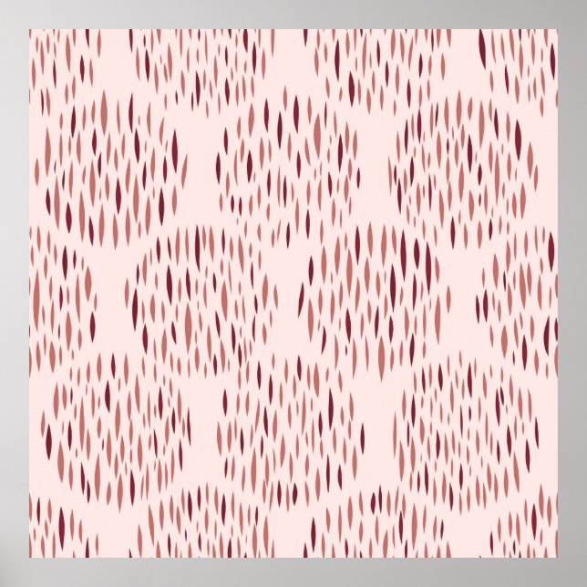 Random geometrischer Hintergrund. Nahtloses Muster Poster (Vorne)